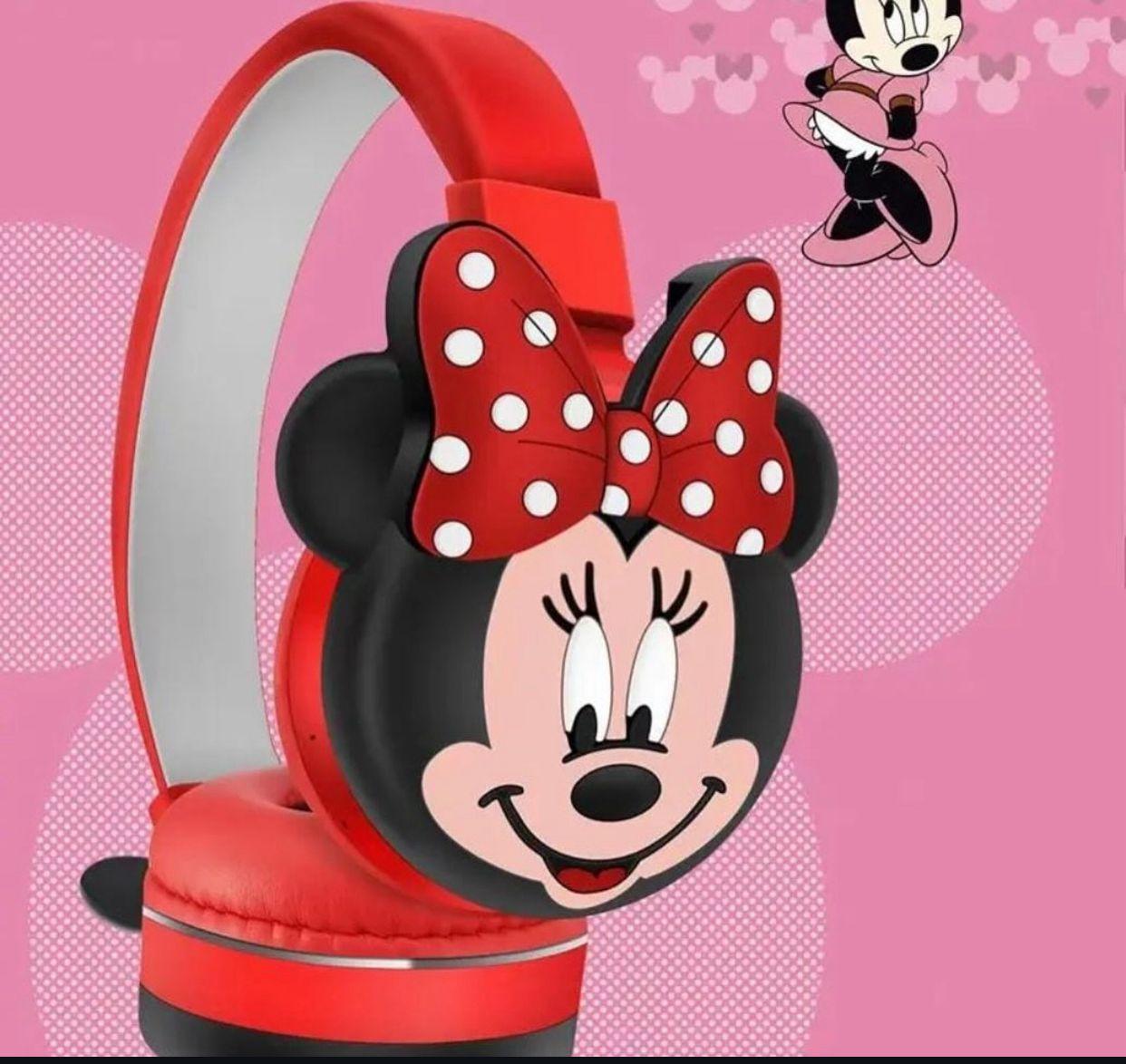 Micker AH-806L Minnie Mouse Wireless Headphones – Kids Cartoon Headset