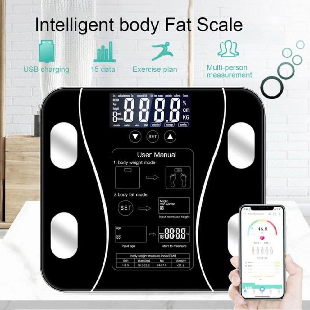 Digital Weigh Scale - High Accuracy, 10kg Capacity, LCD Display, Black