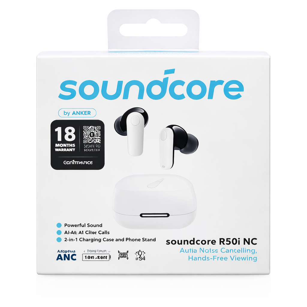 Soundcore R50i NC Wireless Earbuds – ANC & Powerful Sound