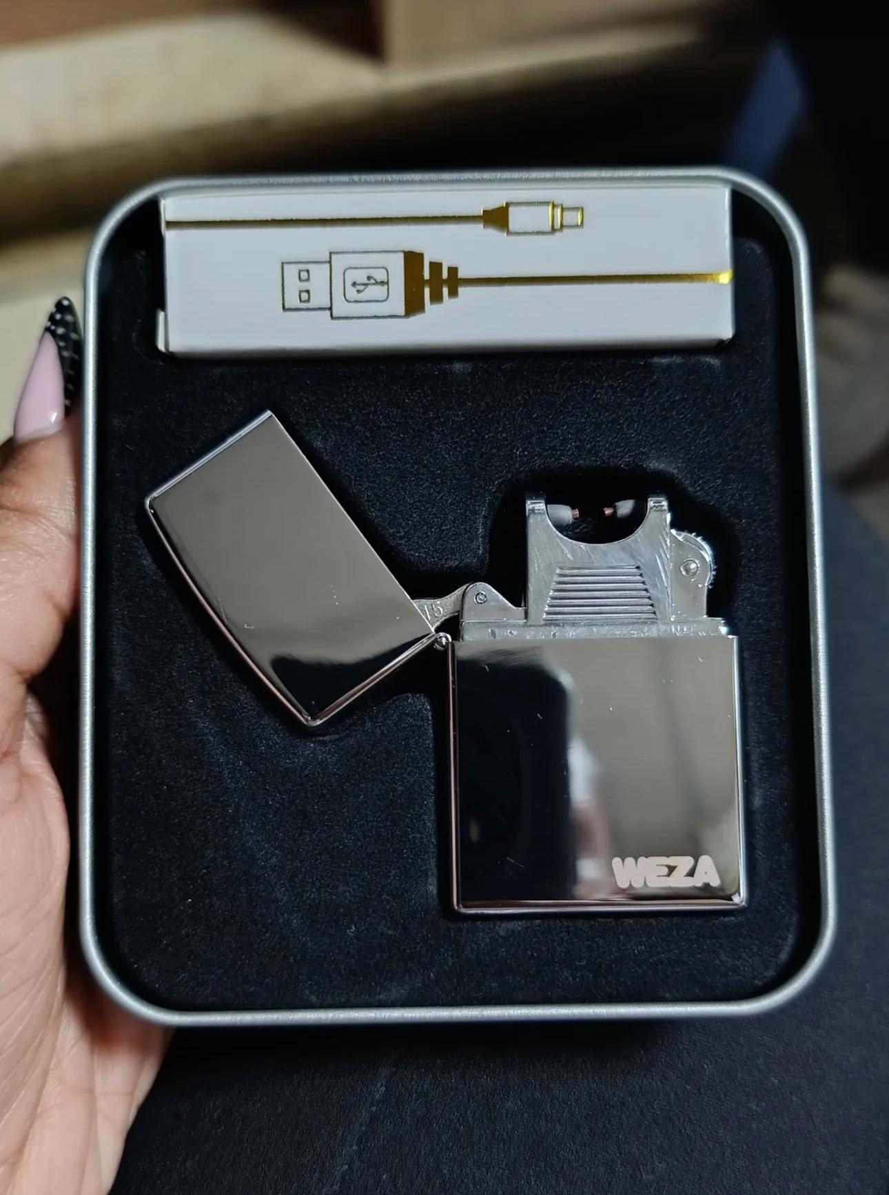 USB Rechargeable Electric Plasma Lighter – Windproof & Flameless