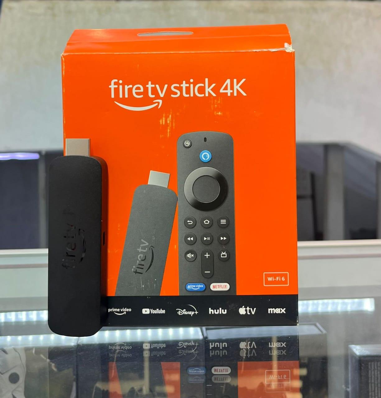 Fire TV Stick 4K with Alexa Voice Remote (Wi-Fi 6)