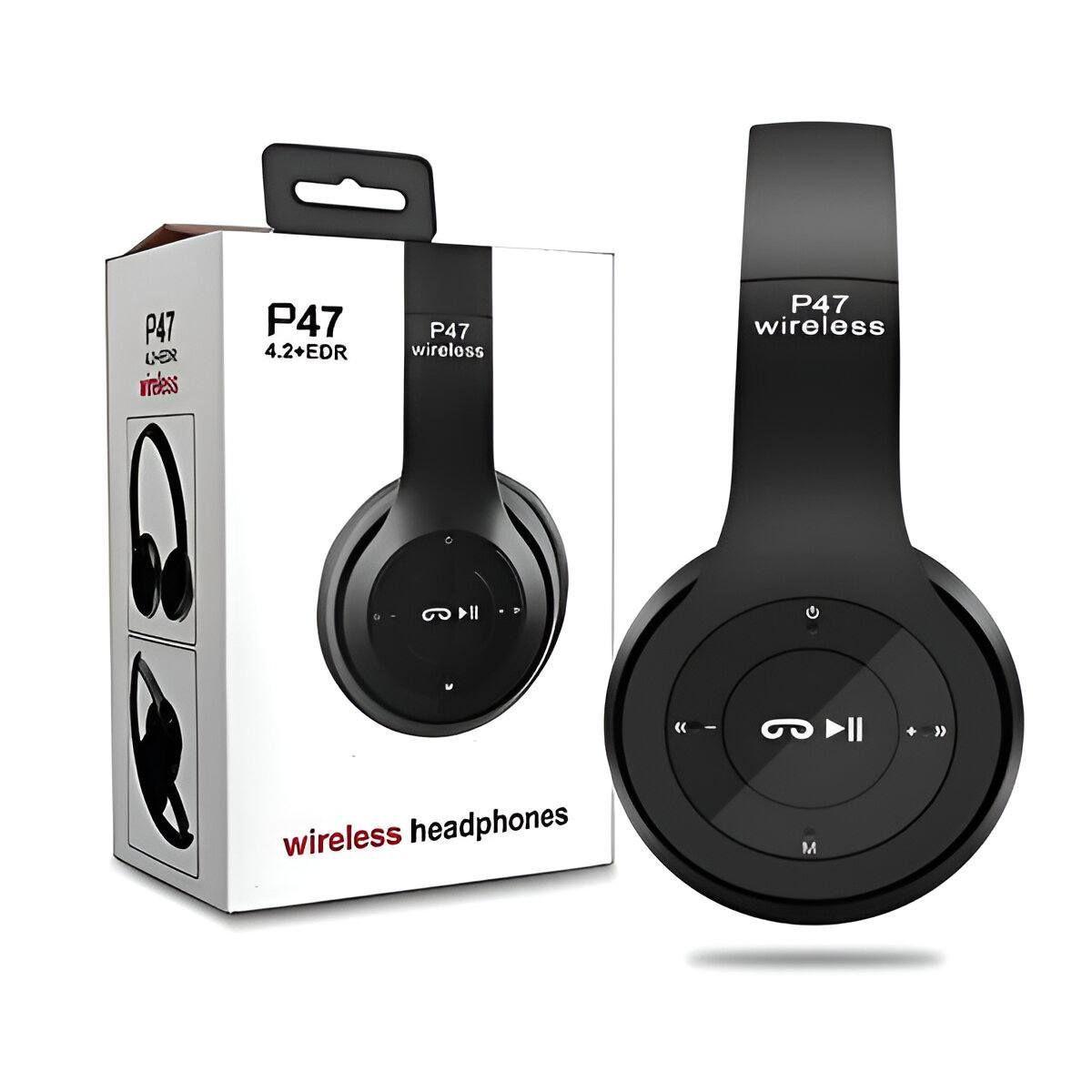 P47 Wireless Bluetooth Headphones (5.0 + EDR)