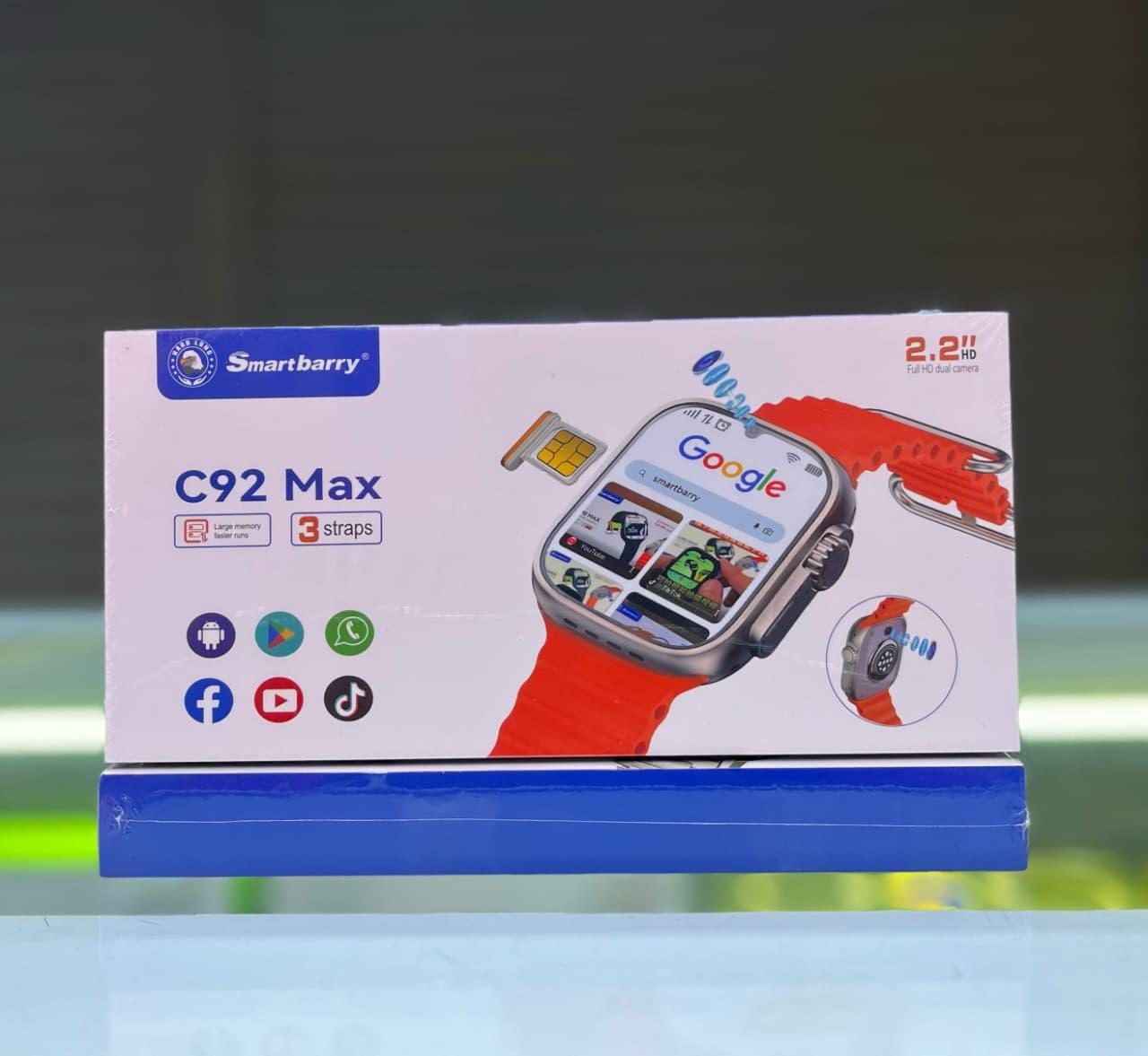 C92 Max Smartwatch – With SIMCARD SLOT &  App Srore