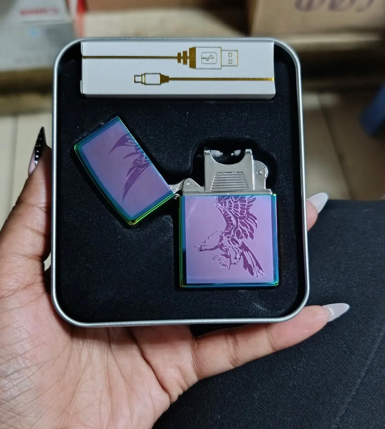 USB Rechargeable Plasma Lighter – Eagle Design