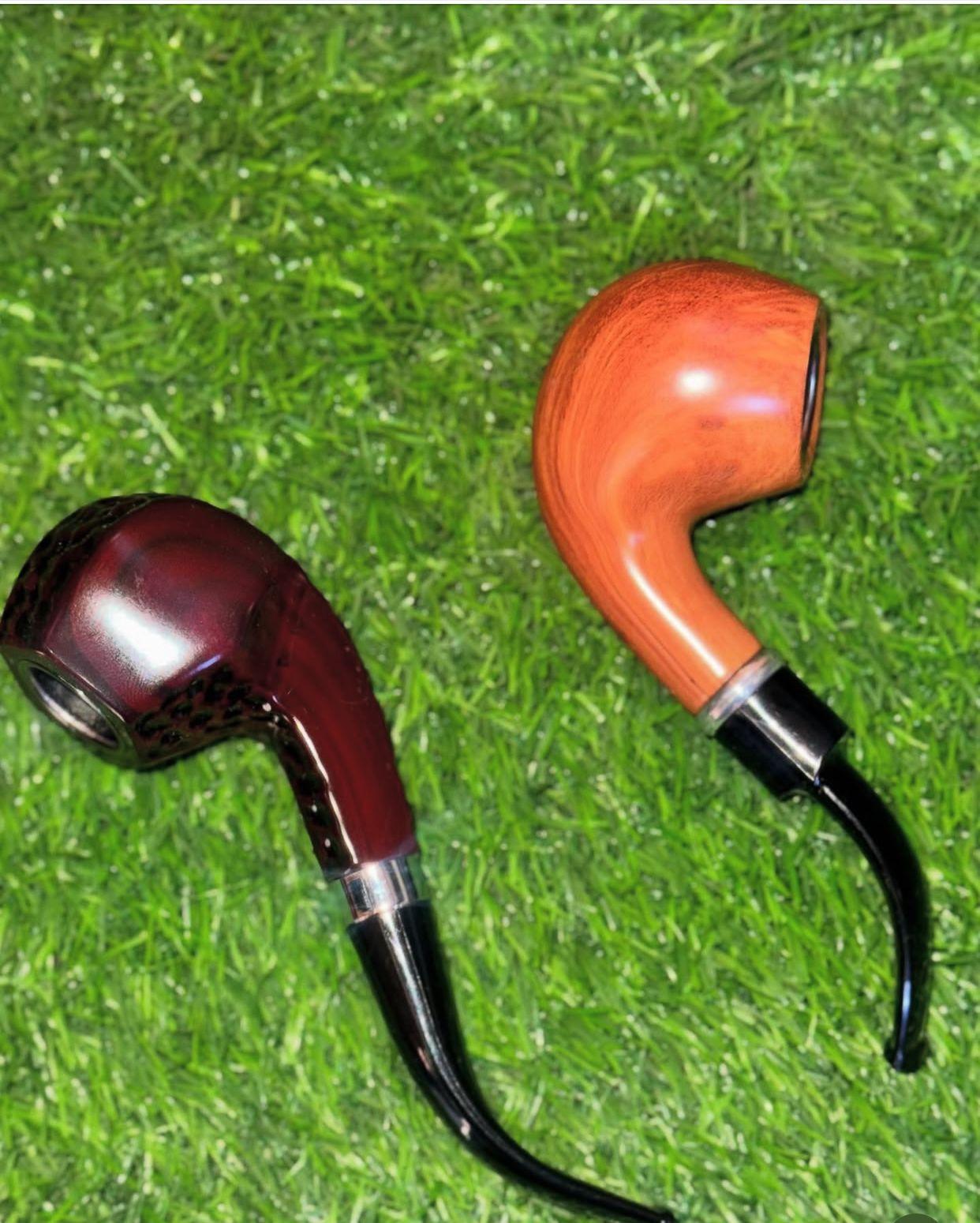 Classic Wooden Herb Pipe – Elegant Design