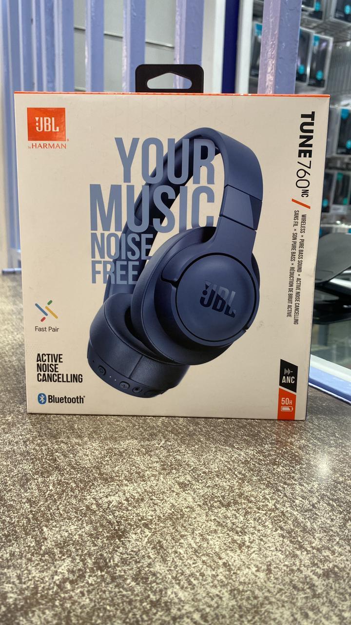 Tune 760NC Wireless Over-Ear Headphones – Active Noise Cancelling, 50H Battery, Bluetooth