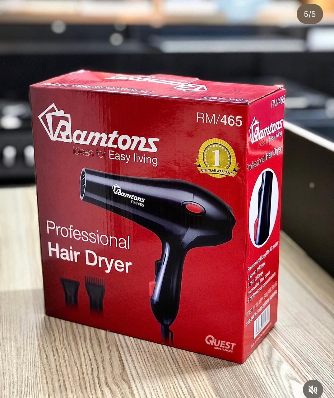 Professional Hair Dryer – Powerful Fast Drying Salon Machine