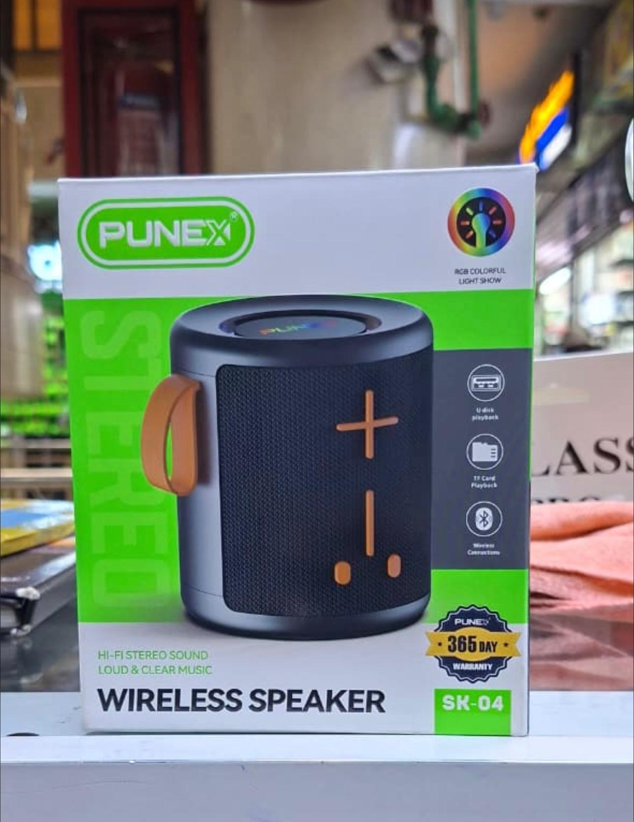 SK-04 Wireless Bluetooth Speaker – RGB Light, USB/TF Support