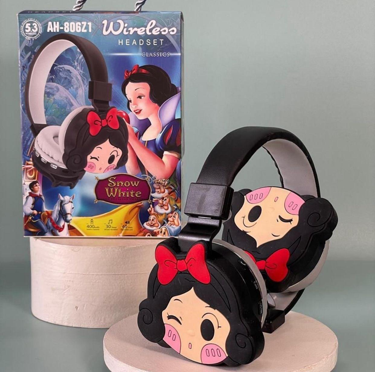 AH-806Z1 Wireless Headset - Bluetooth 5.3, 400mAh, 40mm Speakers, Snow White