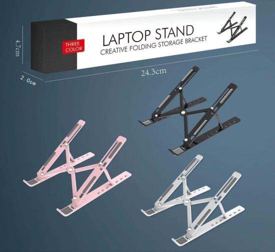 Creative Foldable Adjustable Laptop Stand – Portable & Ergonomic